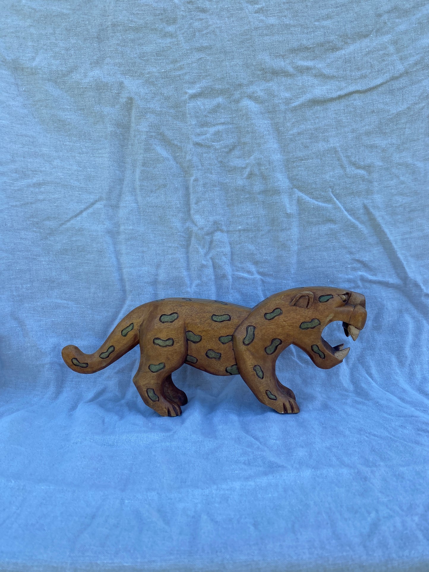 hand carved cheetah